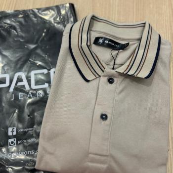 Camisa Polo Paco Slim Piquet CB Kilman Marrom Claro 10472112 48223