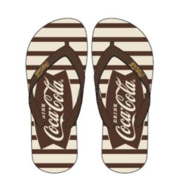 Chinelo Coca Cola Masculino Off White/Marrom CC4995 51689