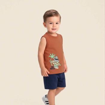 Conjunto Malwee Masculino Infantil 1000141575 Regata/Bermuda 1 ao 3 45611 k26