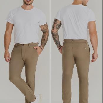 Calça Max Denim Masculina Poliéster Casual Slim 12324 50043