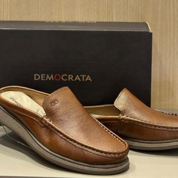 Mule Democrata Masculino Conhaque 252303 50342 104