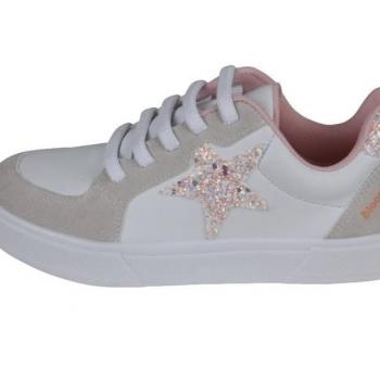Sapatênis Bloompy Feminino Sintonia 505901 Branco/Off White/ Rosa 43364