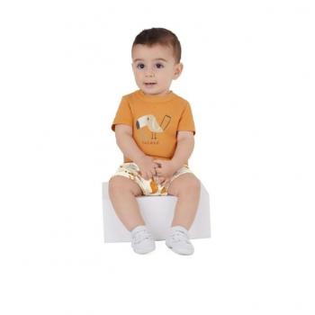 Conjunto Malwee Masculino Bebê 1000129763 Camiseta/Bermuda P ao GG 43138