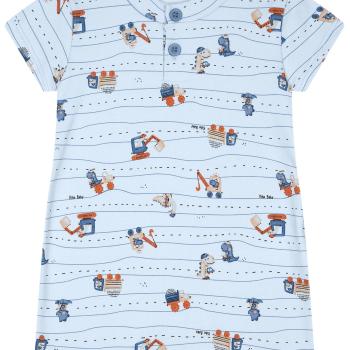 Macacão Kiko e Kika Masculino Bebê 15338 Curto P ao G 44983 k26