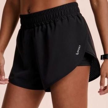 Short Lupo Sport Feminino 77261 Duplo Running 51913