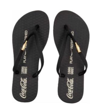 Chinelo Coca Cola Feminina Preto/Preto CC4902 51638 90