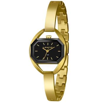 Relógio Bracelete Lince Feminino Dourado/Preto LQGH299L29 51098