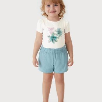 Conjunto Carinhoso Feminino Infantil 1000132189 Blusa/Shorts 1 ao 3 43715