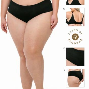 Calcinha Tanga Zee Corte a Laser Microfibra Plus ZR0201107 49333