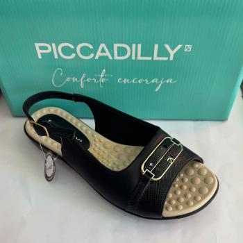 Sandalia Piccadilly Feminina 500414-8 Preto 50631