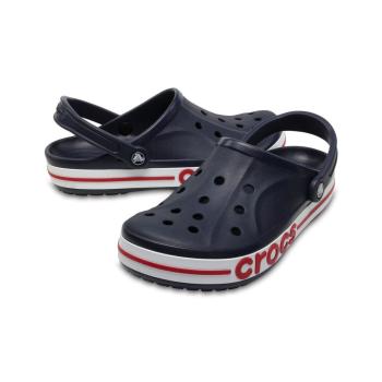 Sandália Crocs Unissex Bayaband Clog 205089 Azul Marinho/Vermelho/Branco 51129