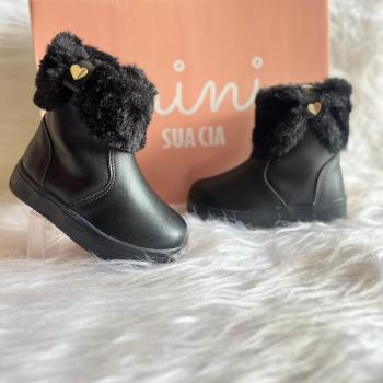 Bota Mini Sua Cia Feminina 707000788 Preto 44704 k26