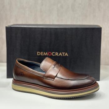 Sapato Democrata Masculino 596102 Tan 50182