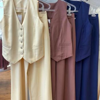 Conjunto Sona Feminino Colete e Calça 250623 49248