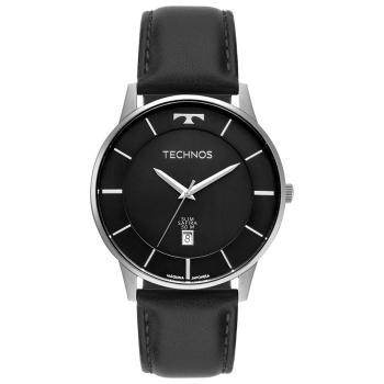 Relogio Technos Masculino C/Pulseira em Couro Slim GM10YY 50816