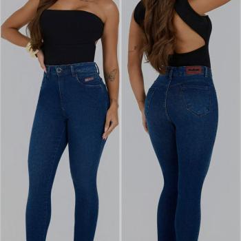 Calça Max Denim Feminina 7032 Cos Alto Up Premium 51878