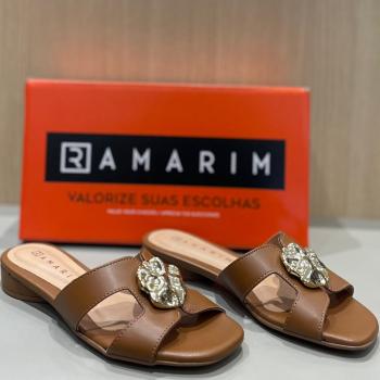Tamanco Ramarim Feminina Marrom  2623201 51491