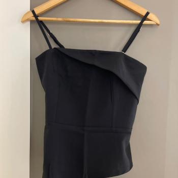 Blusa Feminino Importado SC Tecido Alça fina Assimétrica 51428