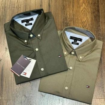 Camisa Social M/C Tommy Hilfiger 48073