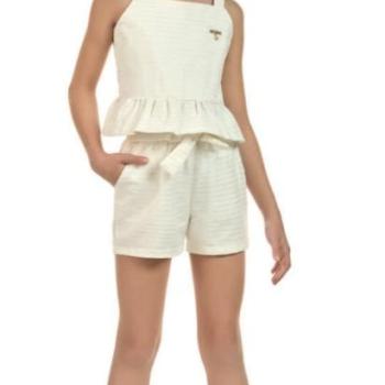 Conjunto Tiny Joy Feminino Infantil 12193 Blusa/Shorts 4 ao 8 43997