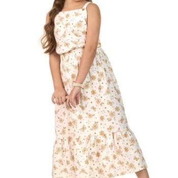 Conjunto Tiny Joy Feminino Infantil 12200 Cropped/Saia 6 ao 8 44000