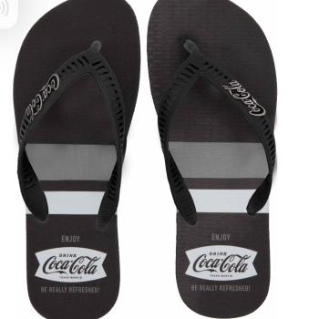 Chinelo Coca Cola Masculino Preto/Preto CC4776 49135 17