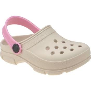 Babuche KidstePé Feminina 21700101054 Marfim/Rosa 45467 k26