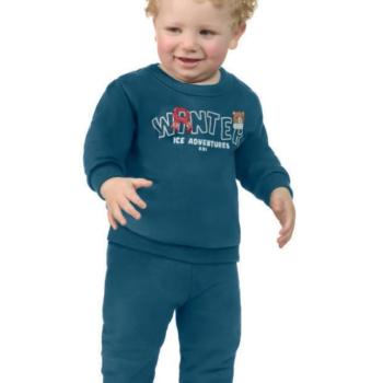 Conjunto Moletom Kaiani Masculino Infantil 12379 1 ao 3 44548 k26