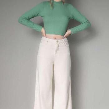 Calça Papa Tuti Feminina Juvenil Wide Leg 126450  12 ao 18 44668 k26