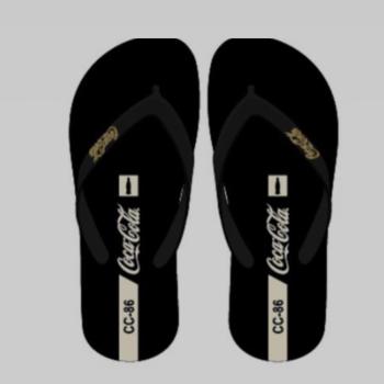 Chinelo Coca Cola Masculino CC4997 Preto/Preto 51713