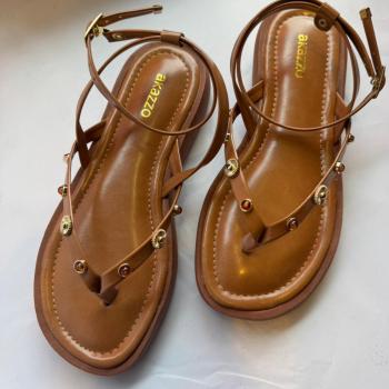 Sandalia Papete Akazzo Cappuccino 4379GE 51014