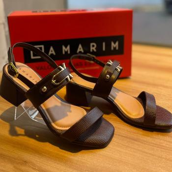 Salto Bloco Ramarim Feminino Café 2630105 50338