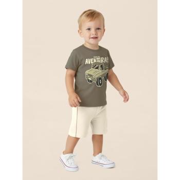 Conjunto Malwee Masculino Infantil 1000139434 Camiseta/Bermuda 4 ao 8 45091 k26