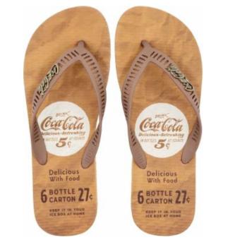 Chinelo Coca Cola Masculino CC4775 Caramelo/Marrom 49045