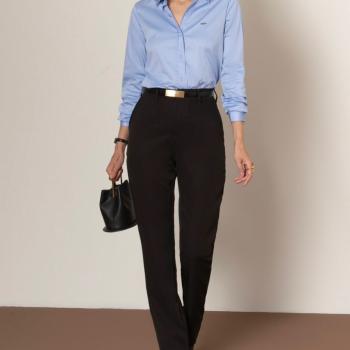 Calça Pitt Feminina 027470001 Alta Reta Alfaiataria 50592