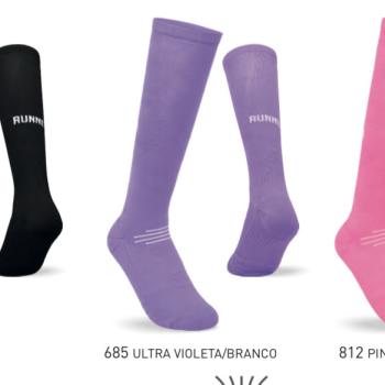 Meia Esportiva Selene em Poliamida Ideal para Corrida e Academia com Compressão 4750 51363