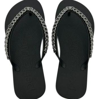 Chinelo Petite Jolie Feminino Preta PJ7122 50930
