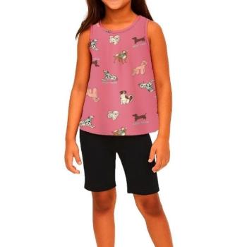 Conjunto Malwee Feminino Infantil 1000135724 Blusa/Shorts 4 ao 8 44182 K26