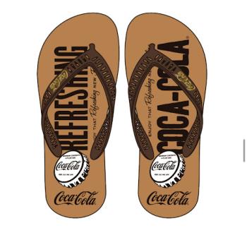 Chinelo Coca Cola Masculino Caramelo/Marrom CC4881 49927 43  F26