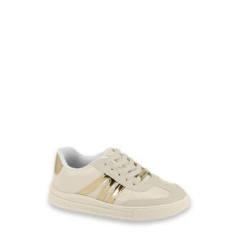 Tênis Molekinha 2575115 Branco Off/Glitter/Dourado 44012