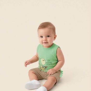 Conjunto Malwee Masculino Bebê 1000141564 Regata/Bermuda P ao G 45512 K26