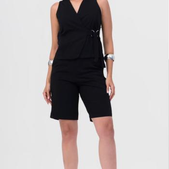 Conjunto Blenk Feminino 40100124 Bermuda e Colete 50553