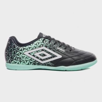 Chuteira Futsal Umbro Masculina 1371666 Preta/Verde Agua  51222