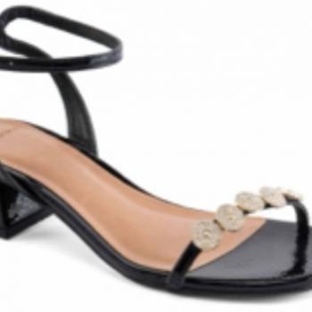 Sandalia La Femme Salto Bloco 4cm Preto 62013 48843