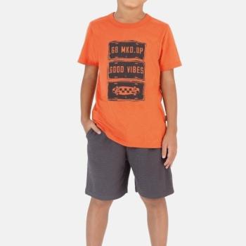 Conjunto Malwee Masculino Juvenil 1000132682 Camiseta/Bermuda 10 ao 12 43554