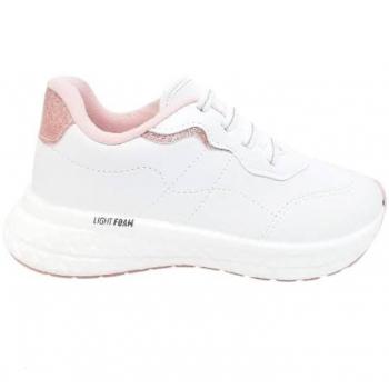 Tênis Molekinha 2580102 Branco/Rosa 43300