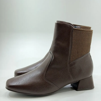 Bota Piccadilly Feminina Cacau Salto Bloco 160117 51026