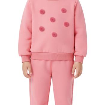 Conjunto Moletom Malwee Feminino Infantil 1000138334 Blusão/Calça 1 ao 3 44846 k26