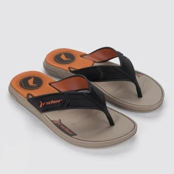 Sandália Rider Masculina Start 12563 Bege/Preto/Laranja 43621