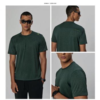 Camiseta Mormaii Dry Fit em Poliester Malha Rajada 0582834 48302